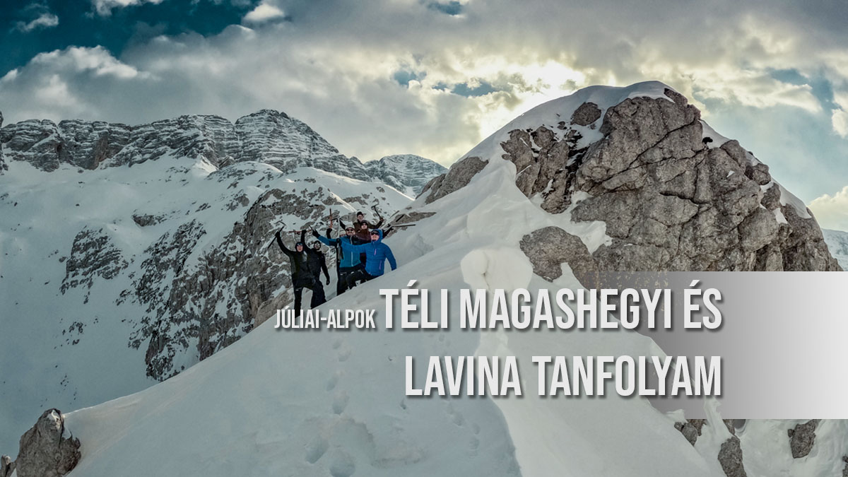 Téli magashegyi és lavina tanfolyam a Júliai-Alpokban